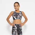 Τοπ με στρογγυλή λαιμόκοψη και αθλητική πλάτη