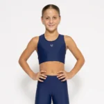 Τοπ με στρογγυλή λαιμόκοψη και αθλητική πλάτη