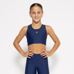 Τοπ με στρογγυλή λαιμόκοψη και αθλητική πλάτη