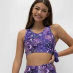 Τοπ με στρογγυλή λαιμόκοψη και αθλητική πλάτη