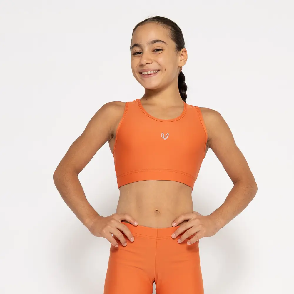 Τοπ με στρογγυλή λαιμόκοψη και αθλητική πλάτη