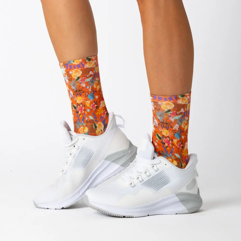 Κάλτσες σε print ICE υψηλής απόδοσης με τεχνολογία που αποτρέπει το αίσθημα κόλλησης