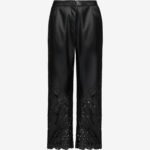 Paneled Full Lenght Straight Pants