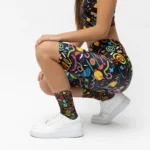 Κάλτσες σε print PULSE υψηλής απόδοσης με τεχνολογία που αποτρέπει το αίσθημα κόλλησης