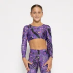 Μακρυμάνικο Τοπ με στρογγυλή λαιμόκοψη και κλειστή πλάτη