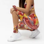 Κάλτσες σε print RUSH υψηλής απόδοσης με τεχνολογία που αποτρέπει το αίσθημα κόλλησης