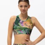 Τοπ με στρογγυλή λαιμόκοψη και αθλητική πλάτη