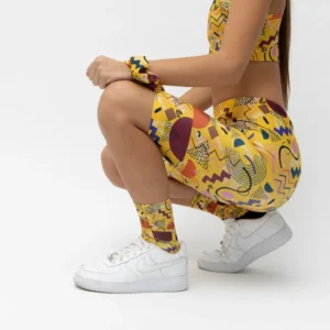 Κάλτσες σε print VIBE υψηλής απόδοσης με τεχνολογία που αποτρέπει το αίσθημα κόλλησης