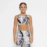 Τοπ με στρογγυλή λαιμόκοψη και αθλητική πλάτη