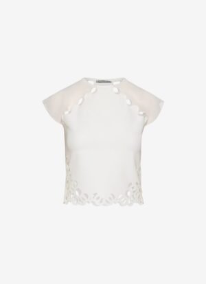 Cropped T-Shirt in White