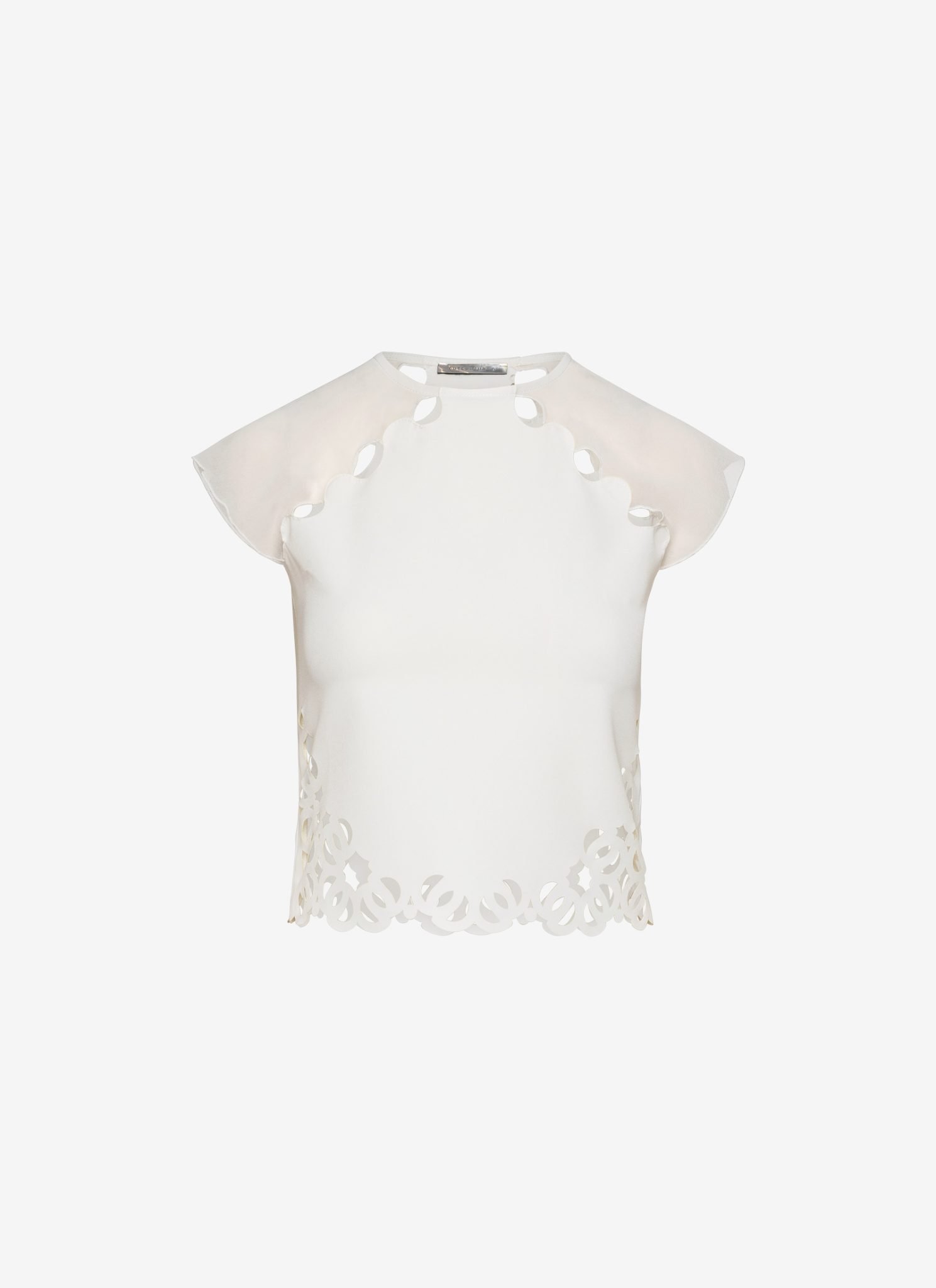 Cropped T-Shirt in White