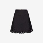 Mini A-Line Skirt in Black