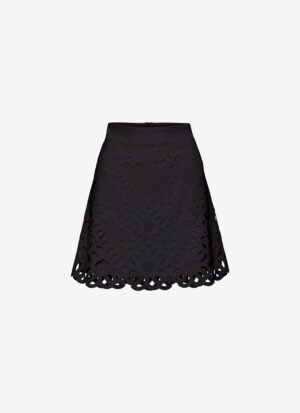 Mini A-Line Skirt in Black